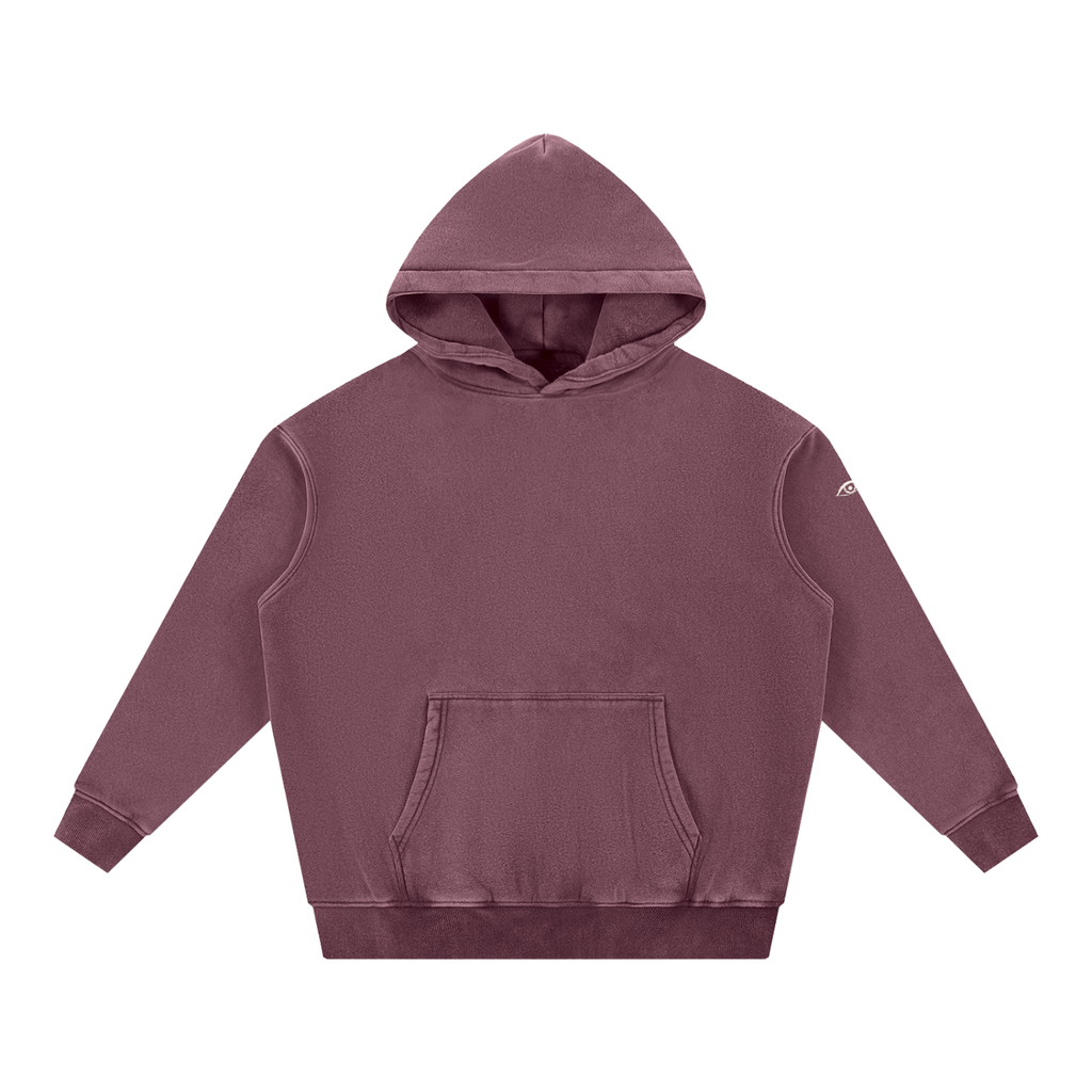 Crown of Thorns Snow Wash Fleece Oversize Hoodie