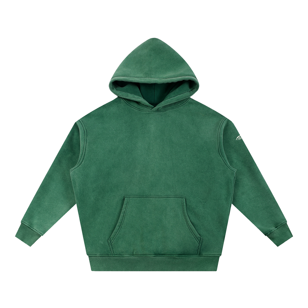 Crown of Thorns Snow Wash Fleece Oversize Hoodie
