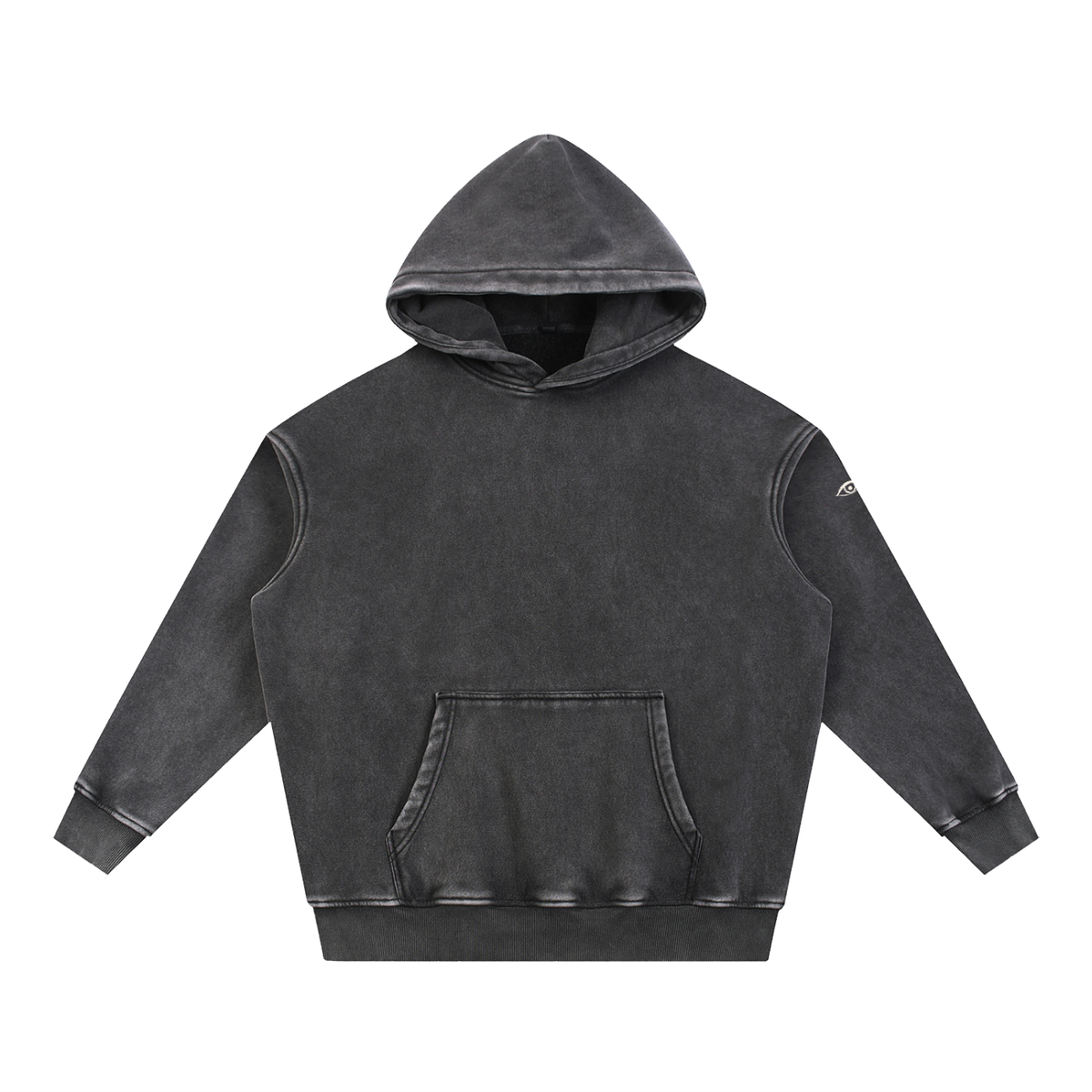 Crown of Thorns Snow Wash Fleece Oversize Hoodie